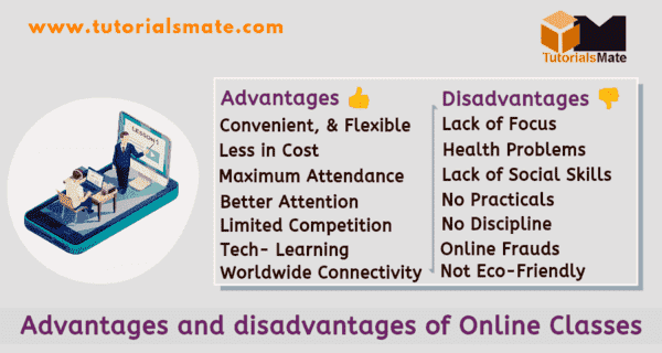 The Advantages and Disadvantages of Online Classes - TutorialsMate