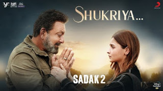 Shukriya Lyrics Sadak 2 x Jubin Nautiyal x Kk