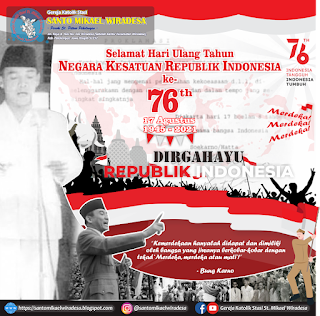 UCAPAN HUT REPUBLIK INDONESIA KE- 76 TH