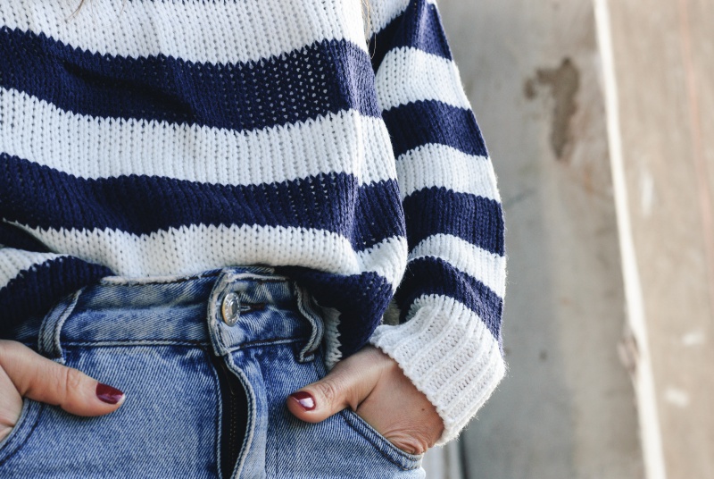 Stripes Sweater Dresslily