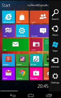 Cara Merubah Tampilan Android Seperti Windows 8