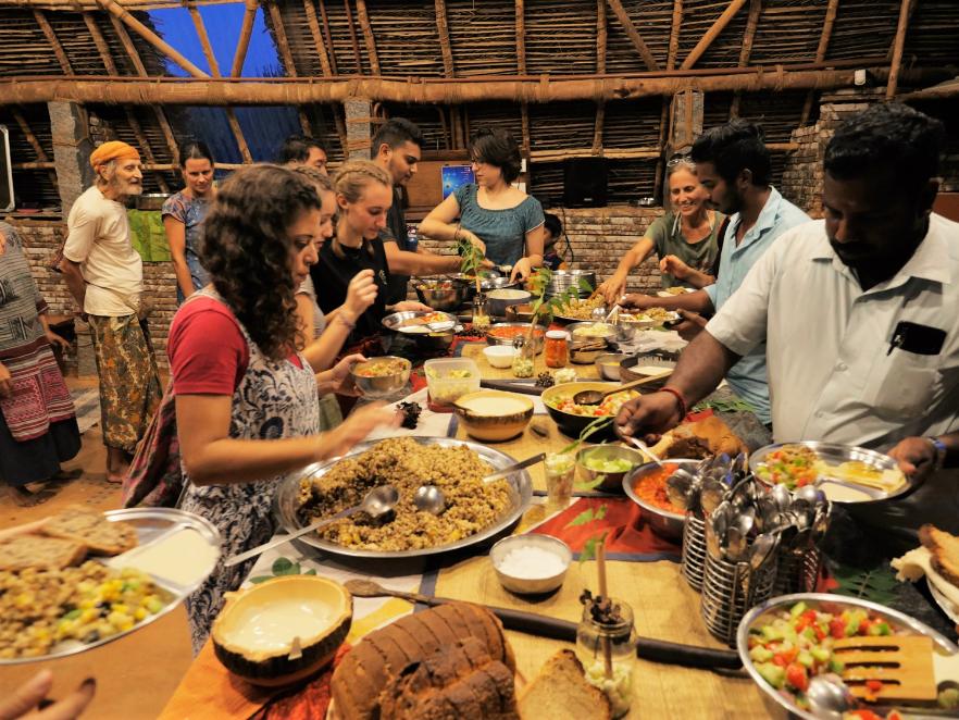 vegan community, ecovillage, Sadhana Forest, India