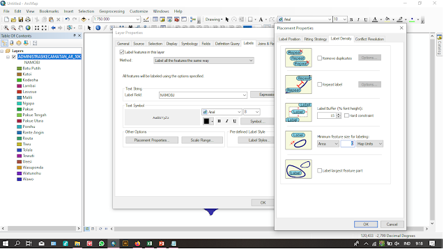 CARA MENGHILANGKAN DUPLIKAT LABEL DI ARCGIS 10.6