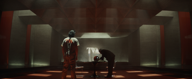 Loki in Interrogation Room TVA Marvel Disney Plus