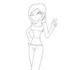 #12 Wii Fit Trainer Coloring Page