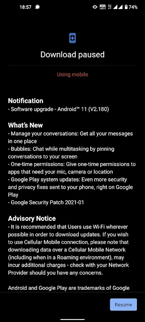 Nokia 8.3 5G receiving Android 11 update