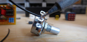 Soldering potentiometer