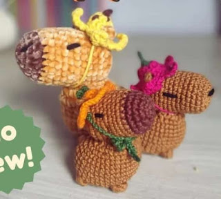 PATRON GRATIS CAPIBARA AMIGURUMI 68157