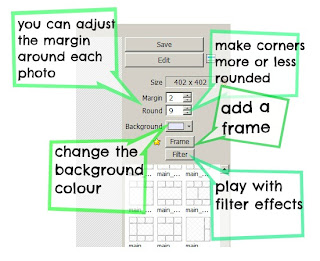 Photoscape collage adjustments