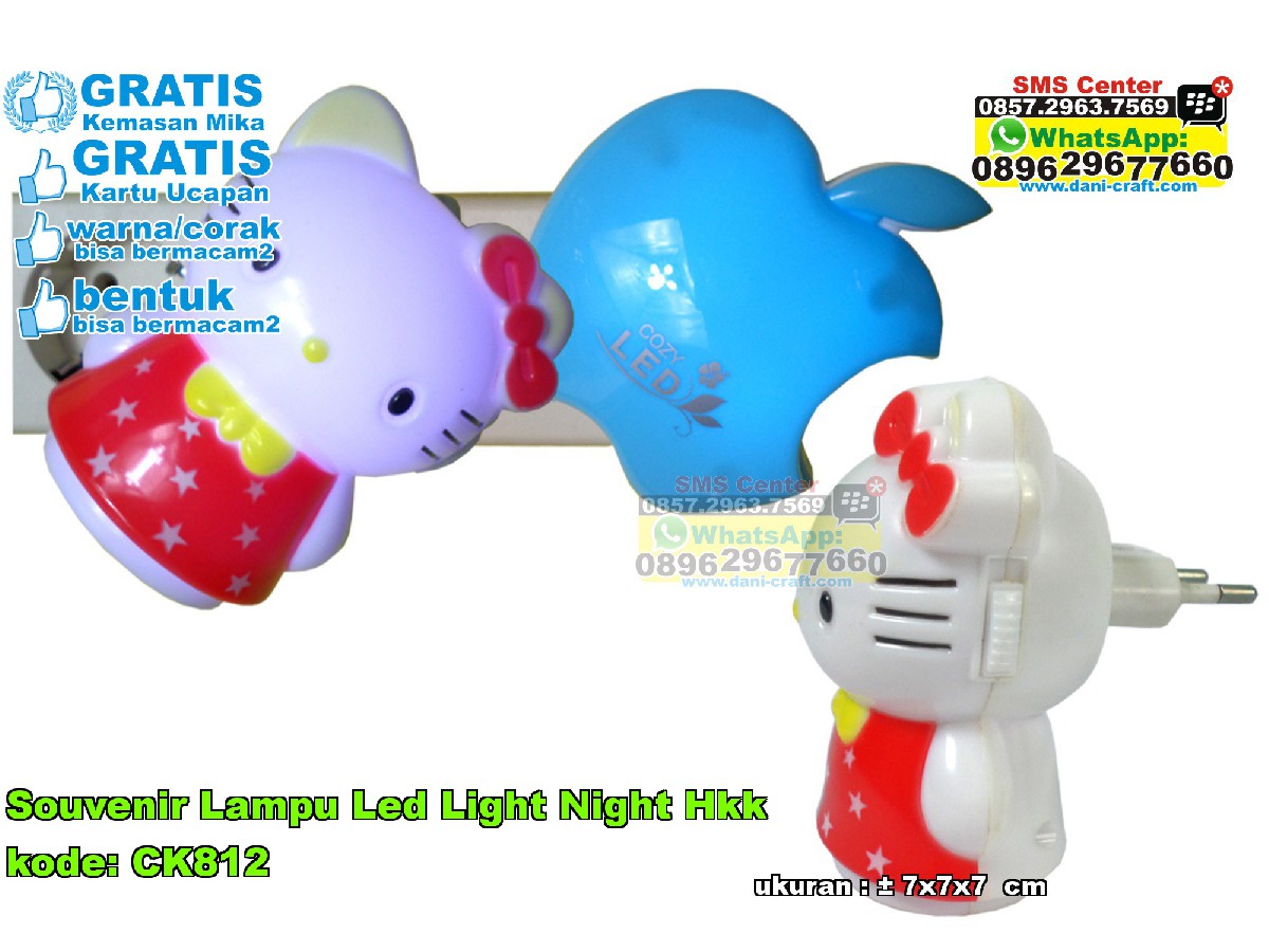 Souvenir Lampu Led Light Night Hkk  Souvenir Pernikahan