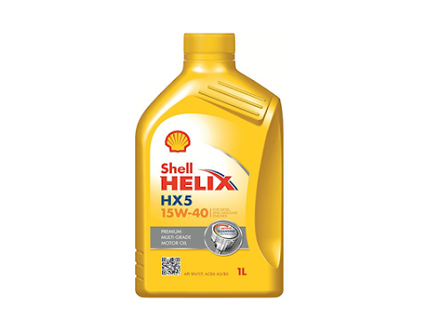 Oli Shell Helix HX 5 SAE 15W 40W : 1 Carton (12 pc x 1 liter)