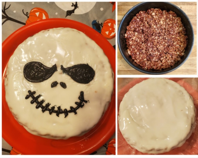 face of Jack Skellington (from The Nightmare Before Christmas)