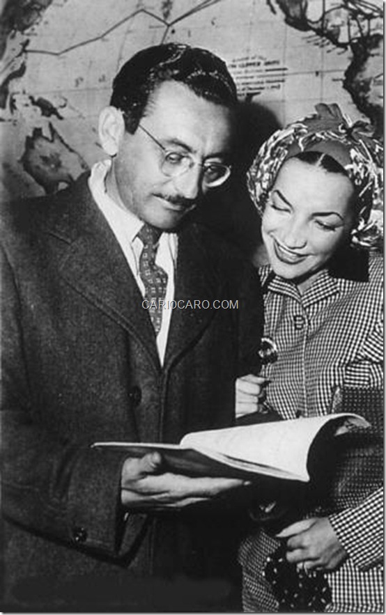 Ary Barroso e Carmen Miranda