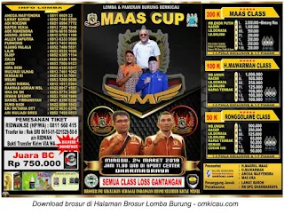 MAAS Cup di Dharmasraya, Sumatera Barat, Minggu 24 Maret 2019