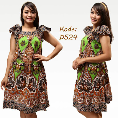D524 daster batik serut