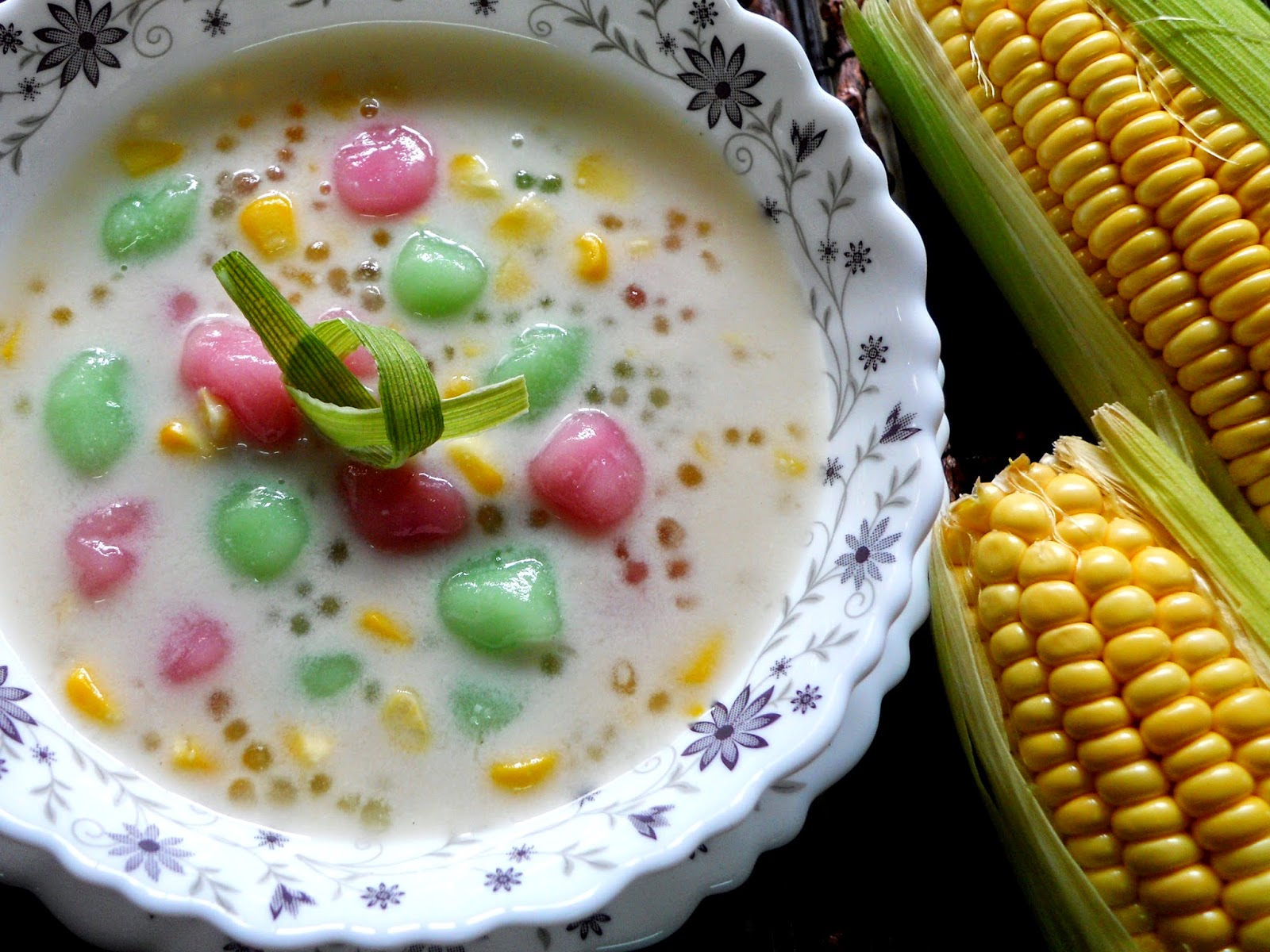 Dapur Kecilku Sayang: Bubur Candil Jagung Santan Susu 