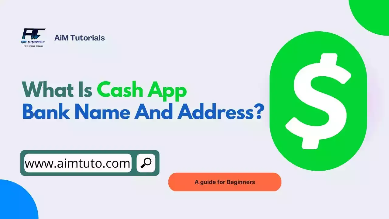 what is cash app bank name and address
