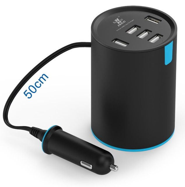 iXCC 5-Port Car Charger