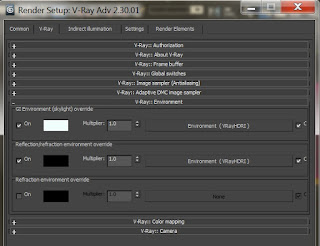 cara setting material vray 3ds max dan rendering