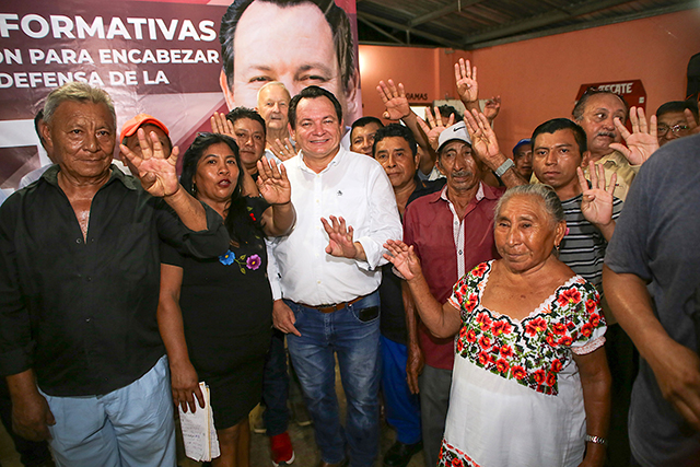 Fundadores de Morena en Espita respaldan a Huacho Díaz