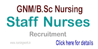 GNM or B.Sc Nursing or ANM Jobs in DHFWS