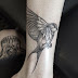 Artistic Sparrow Birds Design Tattoo For Women