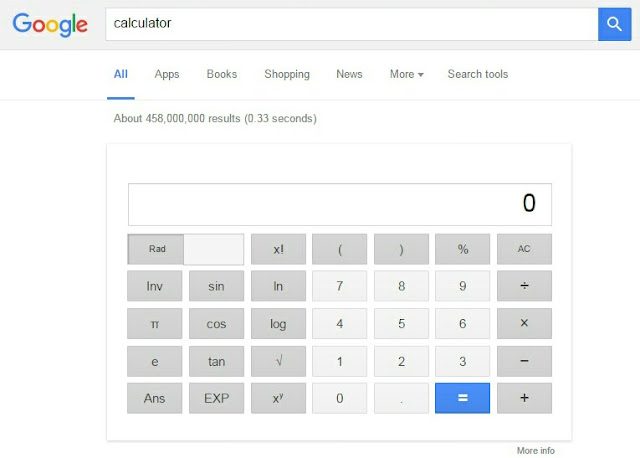 Google Calculator Preview