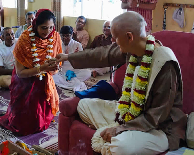 Sankarshan Das initiation ceremony-Priti Lakshana (Pratima)