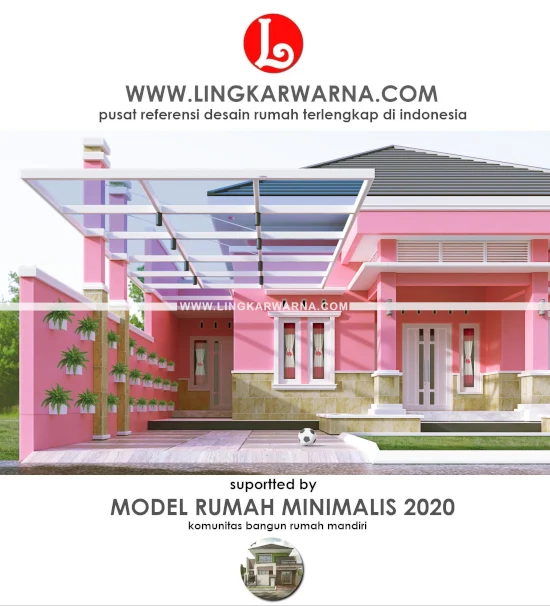 gambar rumah tema pink