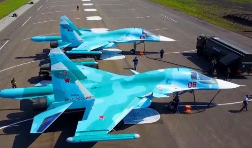 Novosibirsk Aviation Supplies New Su-34 Fighter To Russian Aerospace Forces
