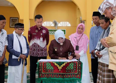 Kepedulian Dibidang Keagamaan, Pemko Tanjung Pinang Hibahkan Tanah