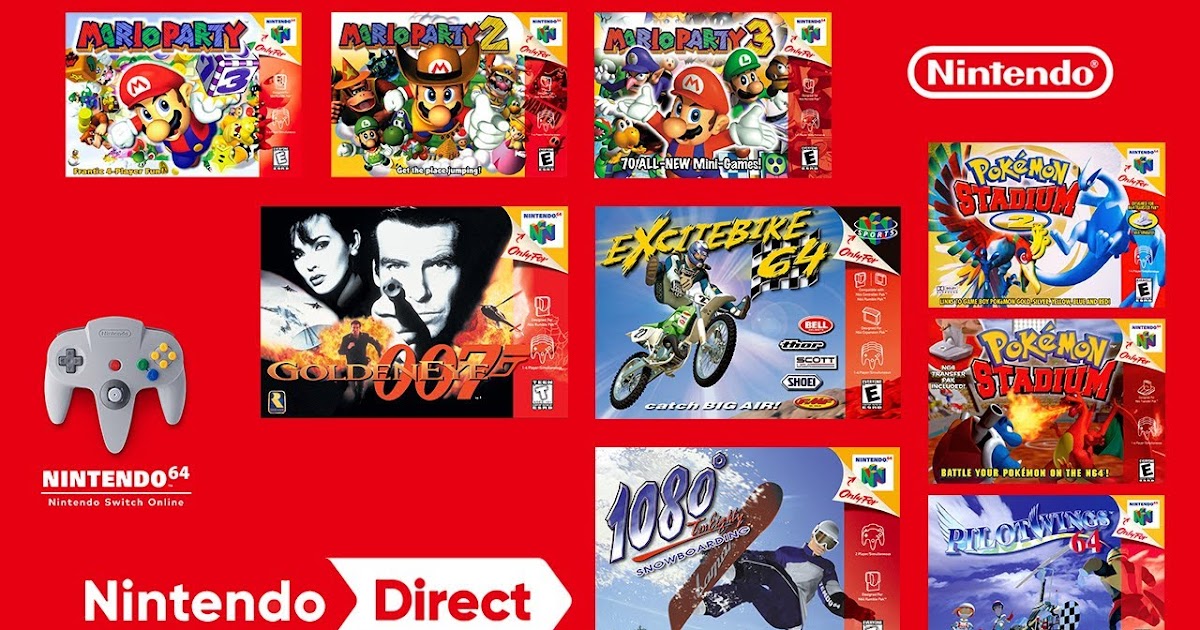 Nintendo Switch Online + Pacote adicional anuncia novos jogos de Nintendo  64 - Nintendo Blast