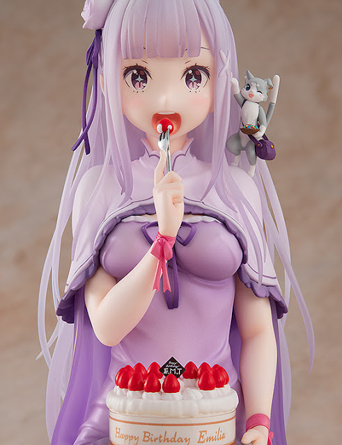 Emilia de Re:ZERO celebra su cumpleaños en esta nueva figura de KDColle