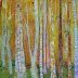 Trees Will Clap Their Hands Mixed Media Painting