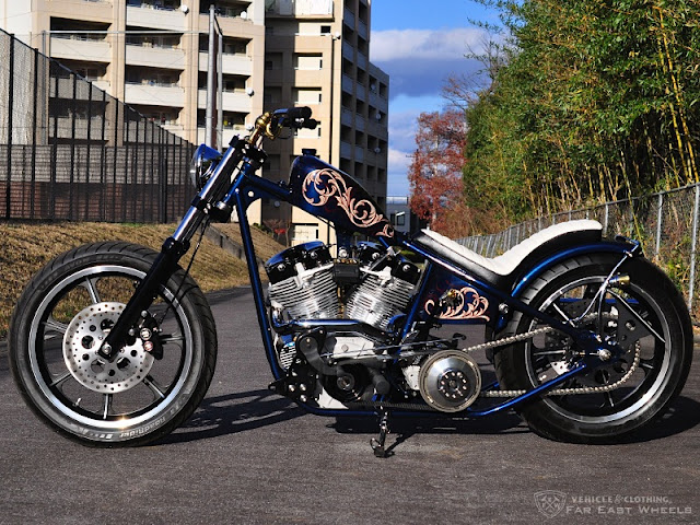 Harley Davidson Shovelhead By Far East Wheels Hell Kustom