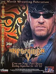 WWE / WWF Unforgiven 2000 - Event poster