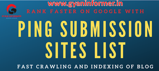 30 Best Ping Submission Sites List To Boost Your Indexing