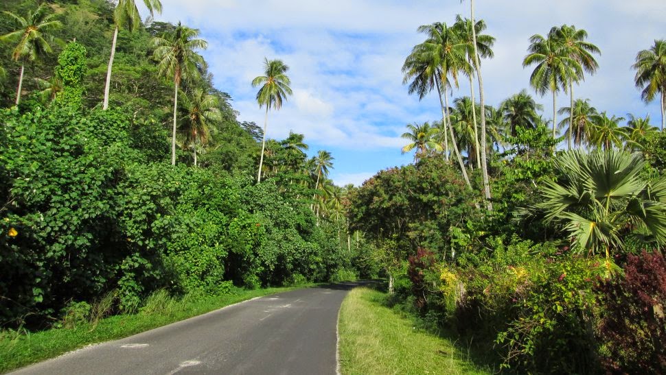 Route de ceinture de Moorea à Hauru Tiahura