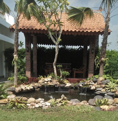 Kolam tebing - garden style