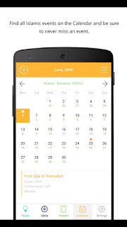 fitur aplikasi athan di android yaitu kalender hijri