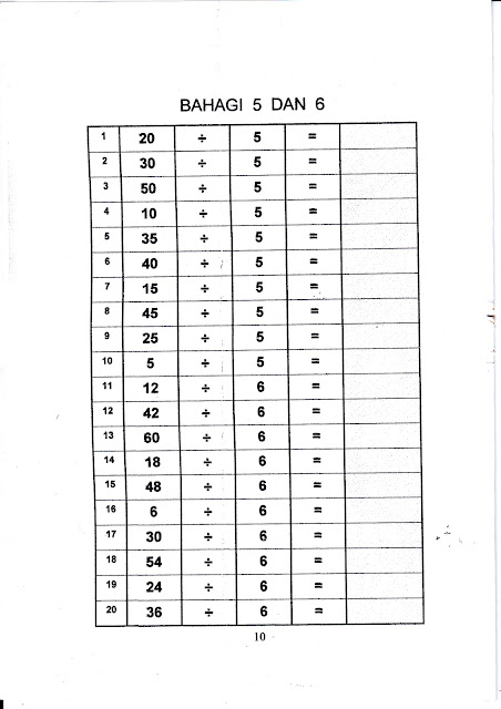 Contoh Soalan Matematik Umur 6 Tahun - Soalan bt