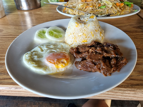 Beef Tapa meal