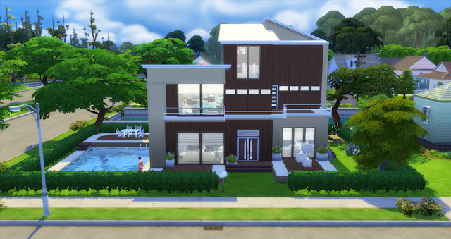 Sims 4 Modern Natural Home