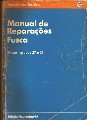  Manual de Reparacoes Fusca - Motor - Grupos 27 e 28 - Ed. Nov. 86