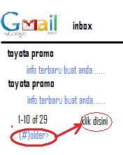 mempercantik tampilah email dari gmail di hp