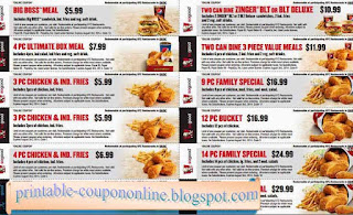 Free Printable Kfc Coupons