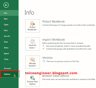 Excel Option