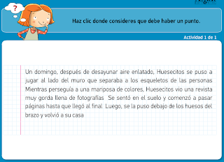 http://www.primerodecarlos.com/TERCERO_PRIMARIA/archivos/actividades_tilde_tercero/3/el_punto_la_mayuscula.swf