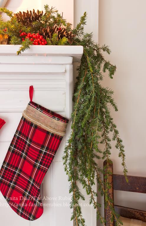 Christmas  Mantel 2014 Blog Hop- From My Front Porch To Yours