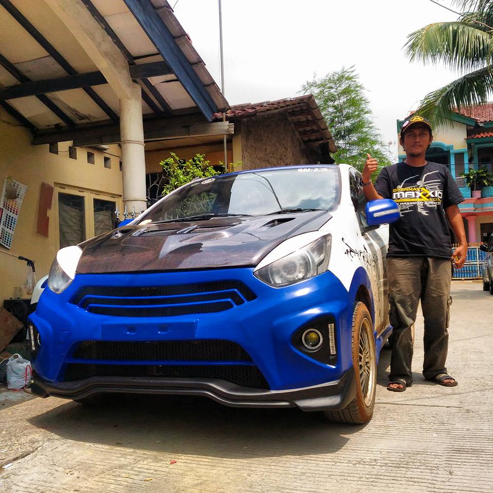  Modifikasi  Daihatsu  Ayla  Indonesia Body kit Mobil 